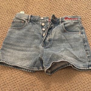 PacSun Budweiser Blue Jean Shorts